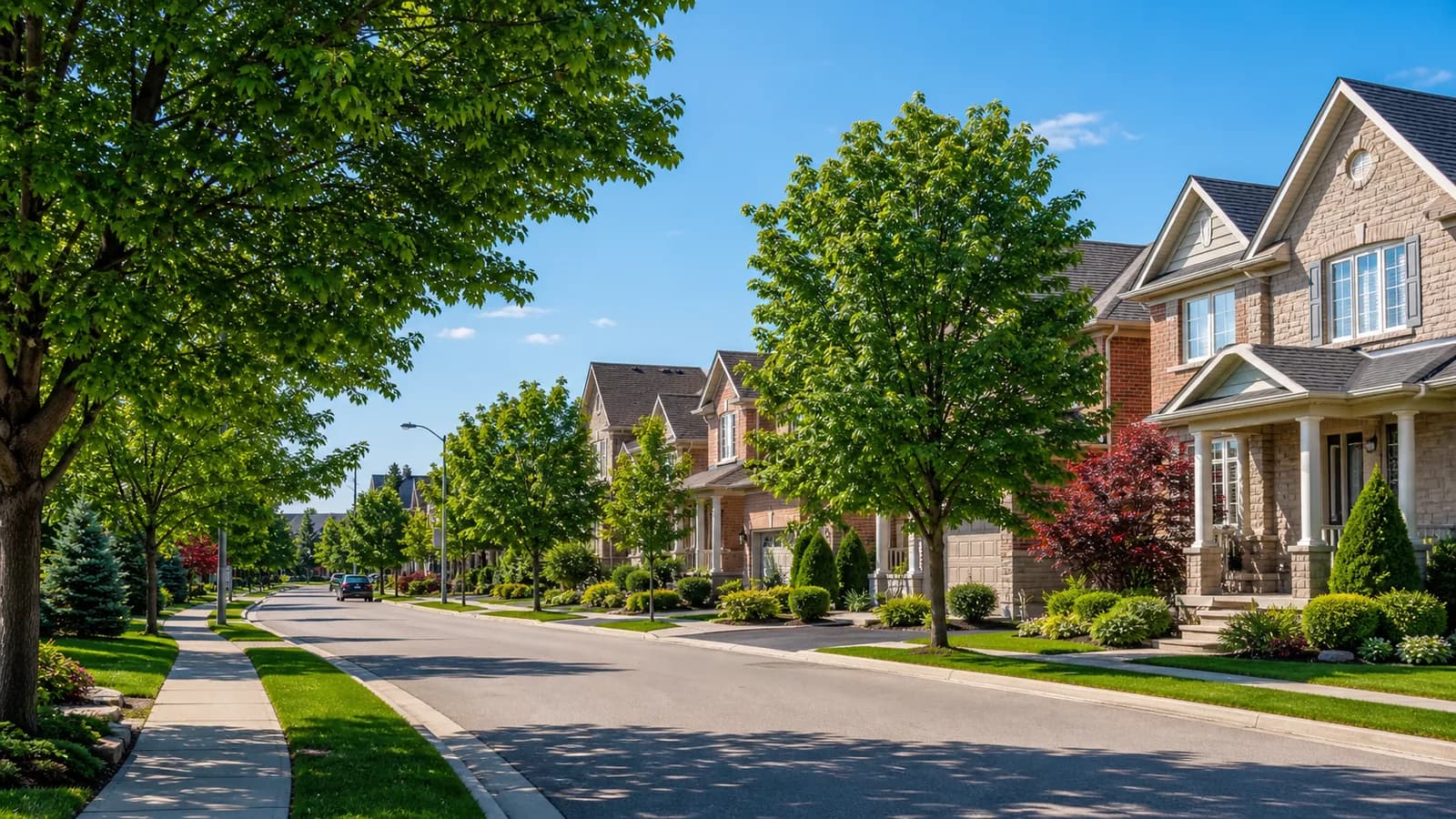 Family homes in west Mississauga near Churchill Meadows