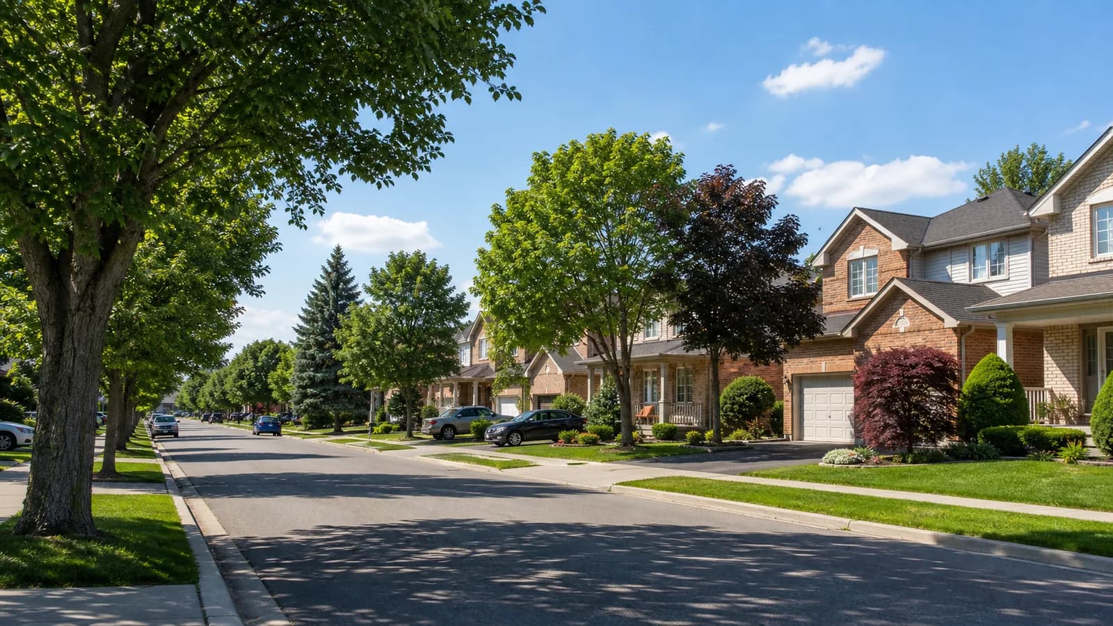 Avondale homes in Brampton, Ontario