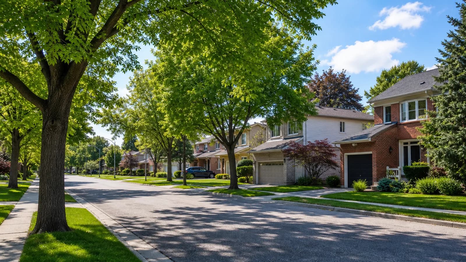 Fletcher's Creek Village homes in Brampton, Ontario