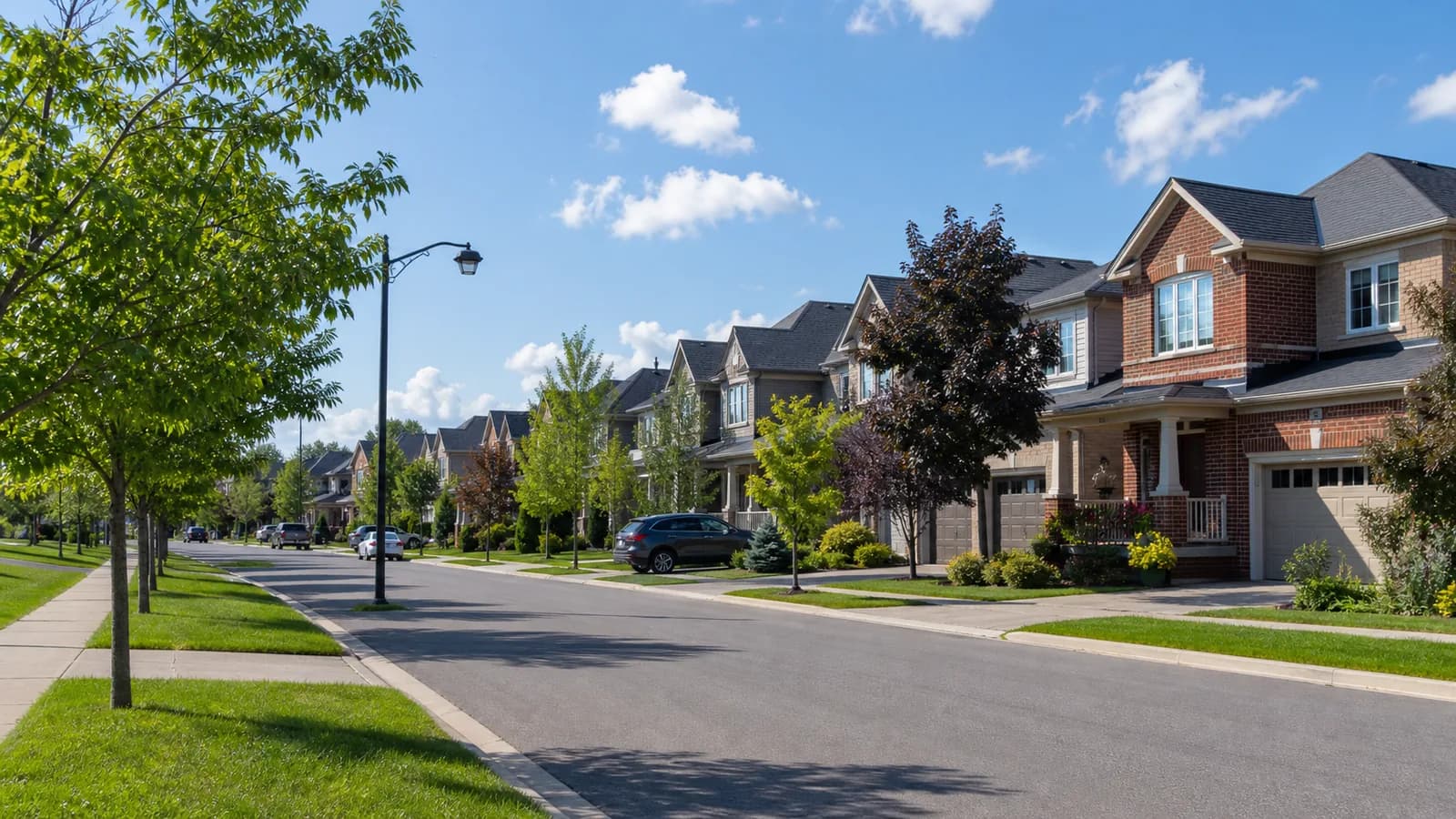 Fletcher's Meadow homes in Brampton, Ontario