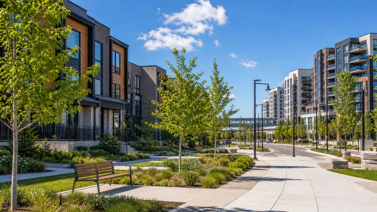 Transit-oriented homes near Mount Pleasant GO Station, Brampton Ontario